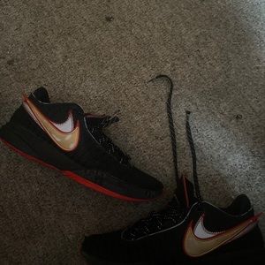 Lebron 20 black and red